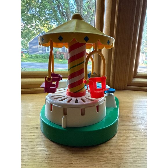 vintage Fisher Price Change-A-Tune Carousel 80s No 170 - Picture 3 of 6